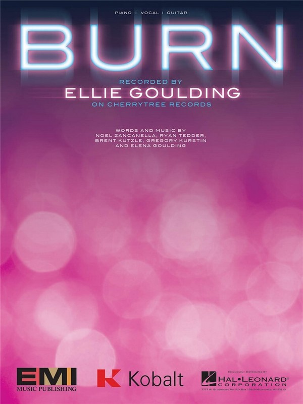 Burn&nbsp;&nbsp;Piano, Vocal and Guitar&nbsp;&nbsp;Buch