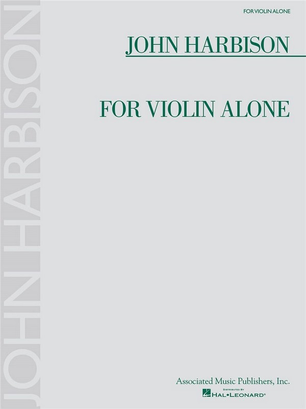 For Violin Alone  Violin  Buch