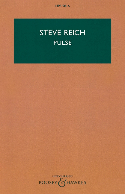 Pulse  für Bläser, Streicher, Klavier und E-Bass  Studienpartitur
