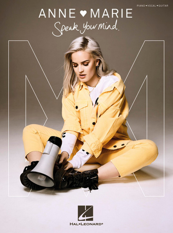 Anne-Marie: Speak Your Mind&nbsp;&nbsp;for piano, vocal and guitar&nbsp;&nbsp;Songbook