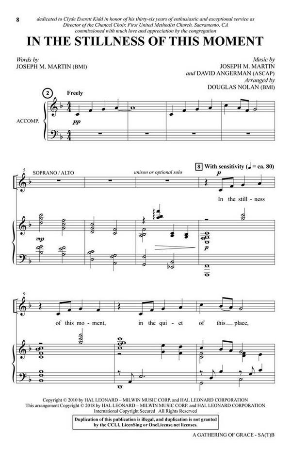 Douglas Nolan, A Gathering of Grace&nbsp;&nbsp;Choir and Consort&nbsp;&nbsp;CD