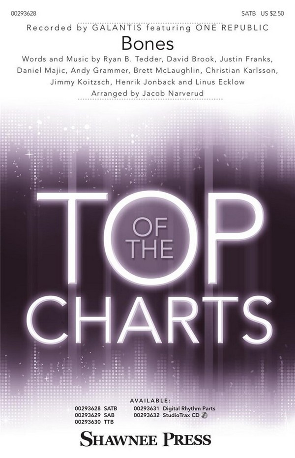 Bones&nbsp;&nbsp;SATB&nbsp;&nbsp;Choral Score