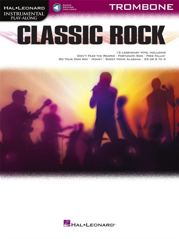 Classic Rock&nbsp;&nbsp;Posaune&nbsp;&nbsp;Buch + Online-Audio