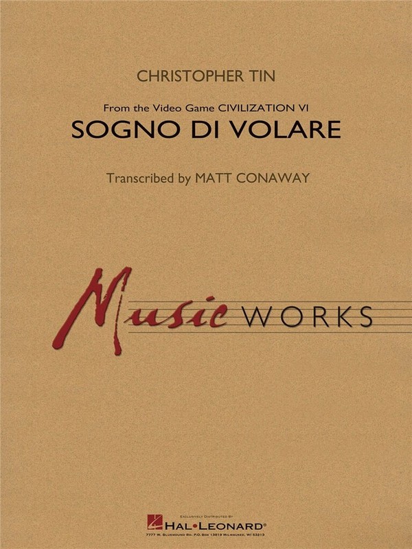 Christopher Tin, Sogno di Volare&nbsp;&nbsp;Concert Band/Harmonie&nbsp;&nbsp;Partitur + Stimmen