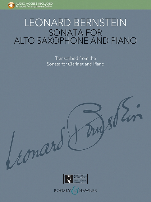 Bernstein, Leonard, Sonata for Alto Saxophone and Piano&nbsp;&nbsp;für Alt-Saxophon und Klavier&nbsp;&nbsp;