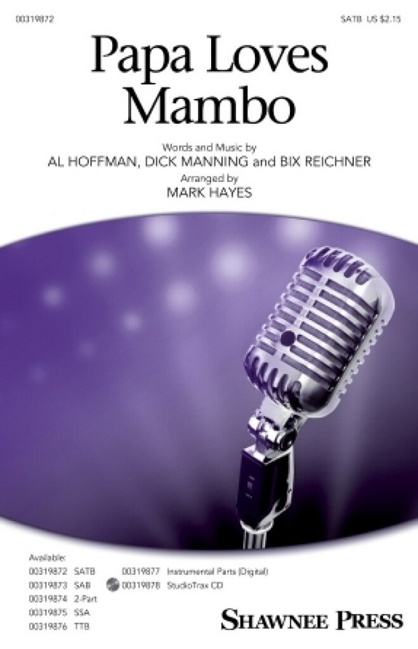 Al Hoffman_Bix Reichner_Dick Manning, Papa Loves Mambo&nbsp;&nbsp;Studiotrax CD&nbsp;&nbsp;CD