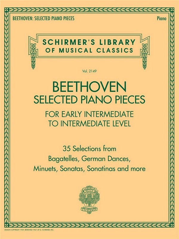 Selected Piano Pieces&nbsp;&nbsp;for piano (early intermediate to intermediate level)&nbsp;&nbsp; 
