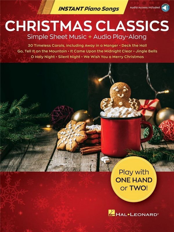 Christmas Classics - Instant Piano Songs&nbsp;&nbsp;Piano&nbsp;&nbsp;Book & Audio-Online