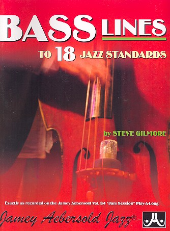 Bass Lines to 18 Jazz Standards    for double bass
