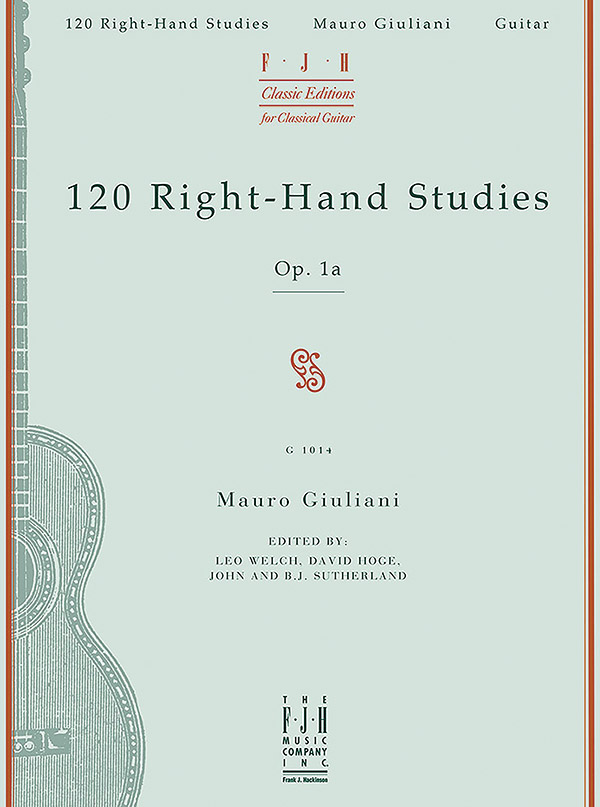 120 Right-Hand Studies  for guitar  