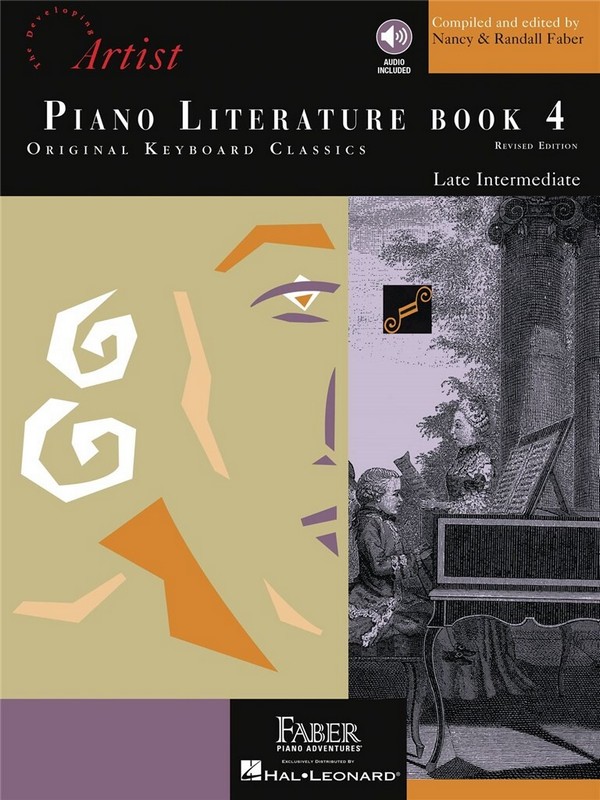 Piano Literature Book 4 - Original Keyboard Classics (+Audio)&nbsp;&nbsp;for piano (some with teacher accompaniment ad lib)&nbsp;&nbsp;