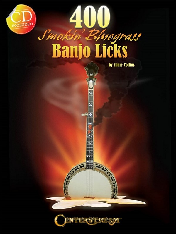 400 Smokin' Bluegrass Banjo Licks  Banjo  Buch + CD