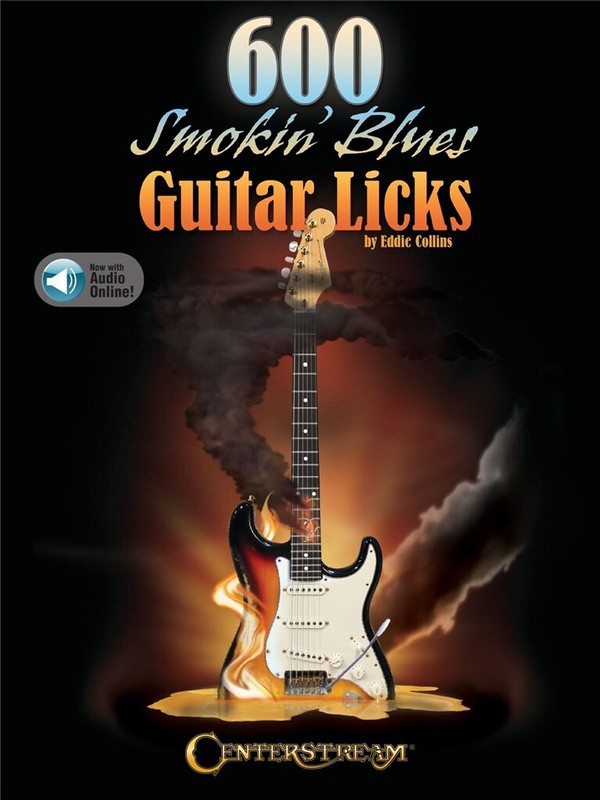 600 Smokin' Blues Guitar Licks  for guitar  Buch + Online-Audio