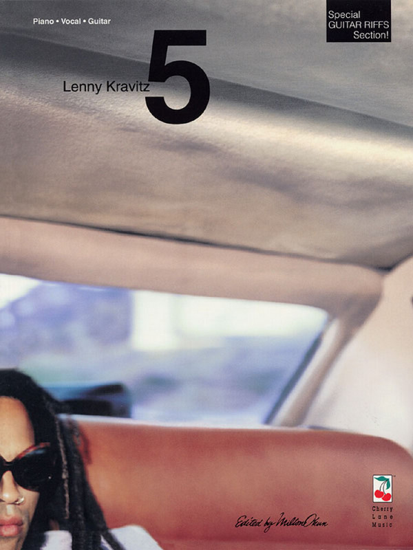 LENNY KRAVITZ: 5   SONGBOOK&nbsp;&nbsp;FOR PIANO/VOICE/GUITAR AND&nbsp;&nbsp;SPECIAL GUITAR RIFFS SECTION