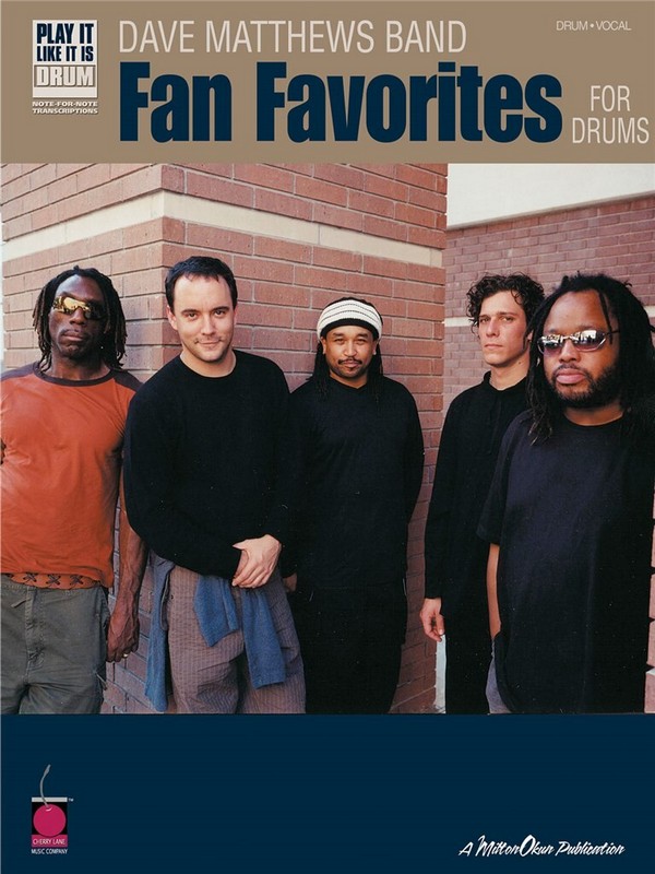 Dave Matthews Band - Fan Favorites for Drums  Schlagzeug  Buch