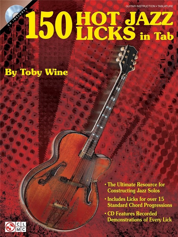 150 Hot Jazz Licks in Tab  Gitarre  Buch + CD