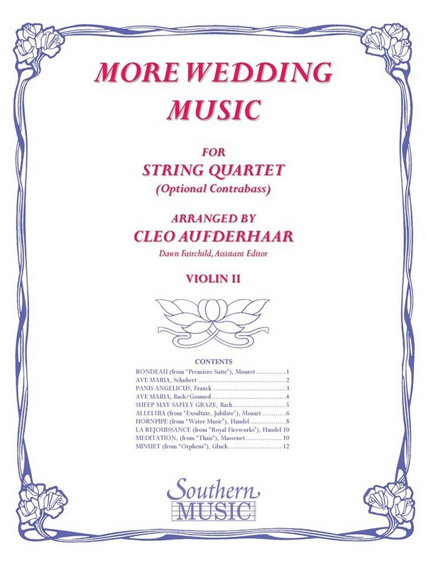 More Wedding Music&nbsp;&nbsp;Violin&nbsp;&nbsp;Stimme