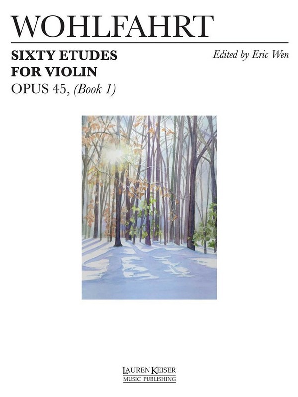 Franz Wohlfahrt, 6 Etudes for Violin, Op. 45&nbsp;&nbsp;Violin&nbsp;&nbsp;Buch