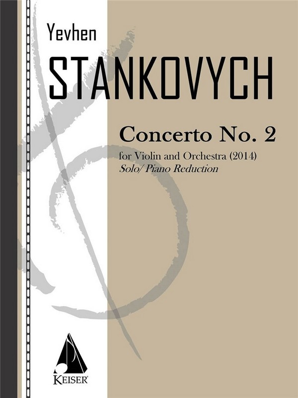  Concerto No. 2  for violin and orchestra  solo/piano reduction