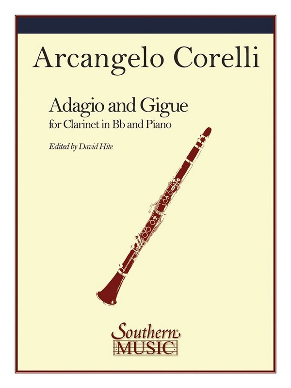 Arcangelo Corelli Adagio And Gigue  Clarinet  Buch