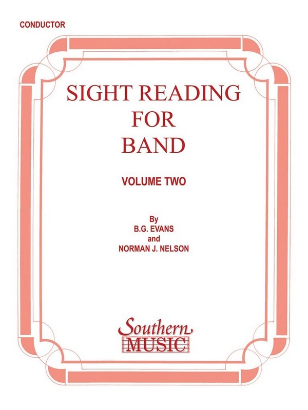 Billy Evans Sight Reading For Band, Bk. 2 (Srb2)&nbsp;&nbsp;Concert Band&nbsp;&nbsp;Partitur
