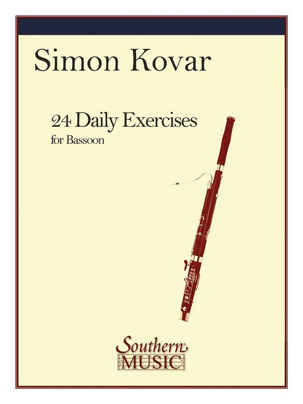 24 Daily Exercises  for bassoon  