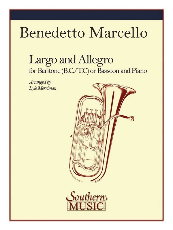 Benedetto Marcello Largo And Allegro&nbsp;&nbsp;Baritone or Euphonium&nbsp;&nbsp;Buch