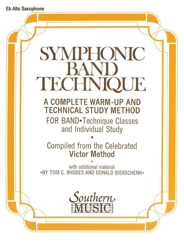 John Victor Symphonic Band Technique (Sbt)&nbsp;&nbsp;Alto Saxophone&nbsp;&nbsp;Stimme