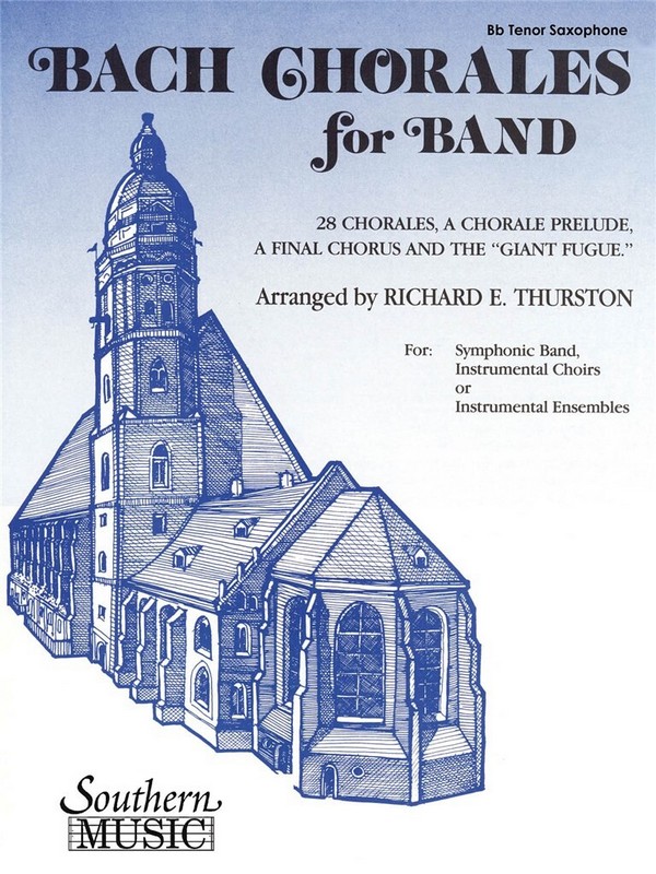 Johann Sebastian Bach Bach Chorales For Band&nbsp;&nbsp;Tenor Saxophone&nbsp;&nbsp;Stimme