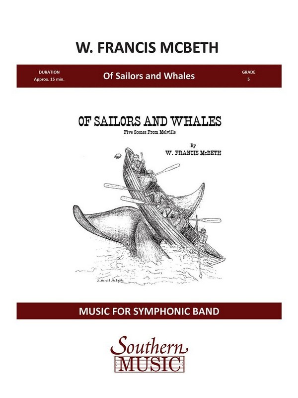 W. Francis McBeth Of Sailors And Whales&nbsp;&nbsp;Concert Band&nbsp;&nbsp;Partitur