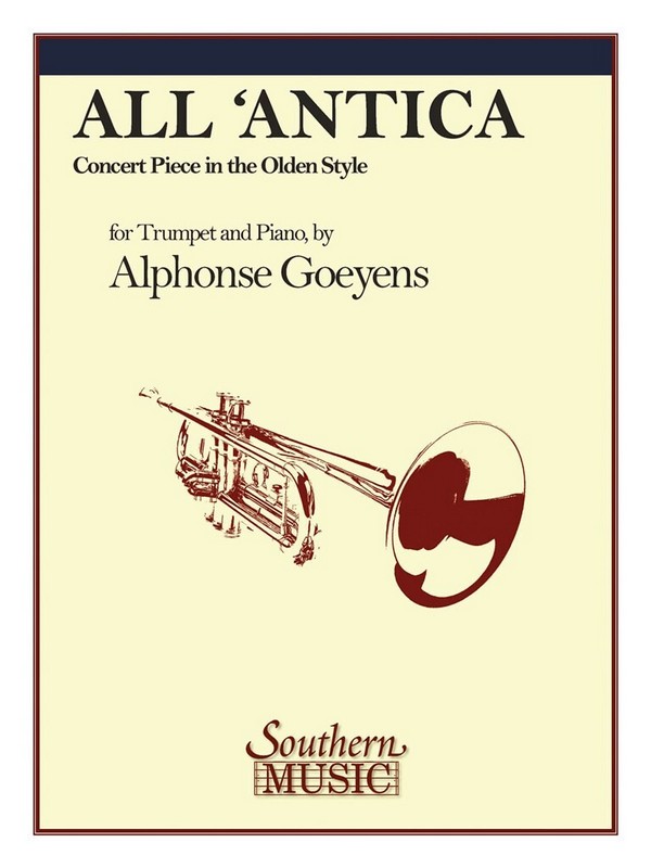 Alphonse Goeyens All 'Antica (Antica)  Trumpet  Buch