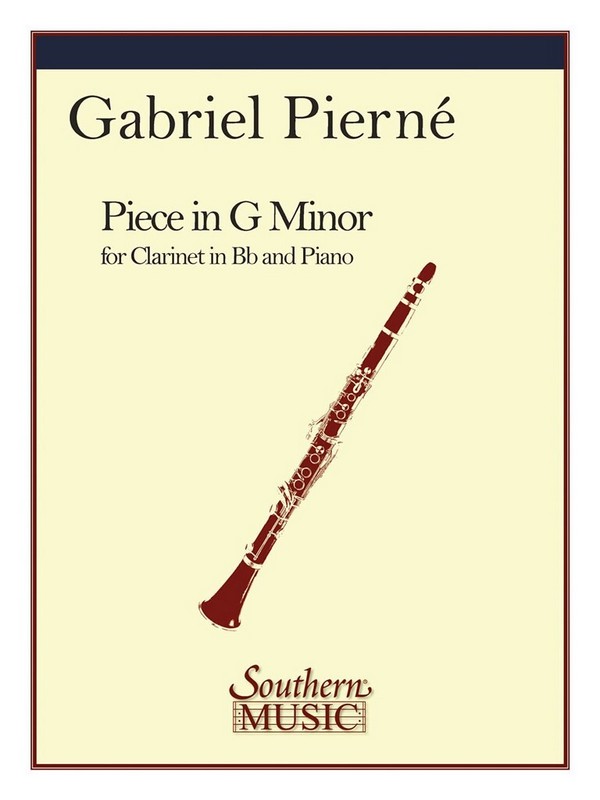Gabriel Pierné Piece In G Minor&nbsp;&nbsp;Clarinet&nbsp;&nbsp;Buch