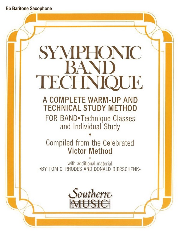 John Victor Symphonic Band Technique (Sbt)&nbsp;&nbsp;Baritone Saxophone&nbsp;&nbsp;Stimme
