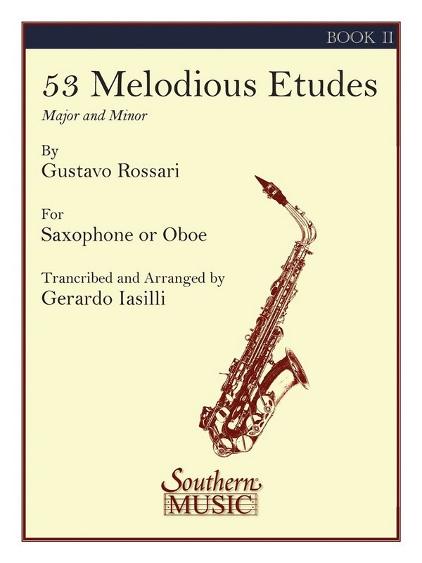 53 Melodious Etudes Major and Minor vol.2  for saxophone  