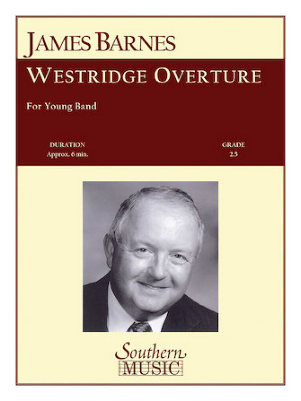 James Barnes Westridge Overture (FS)&nbsp;&nbsp;Concert Band&nbsp;&nbsp;Partitur