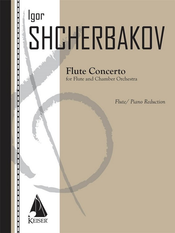 Igor Shcherbakov, Concerto for Flute, Percussion and Strings&nbsp;&nbsp;Flute, Percussion and String Ensemble&nbsp;&nbsp;Partitur + Stimmen