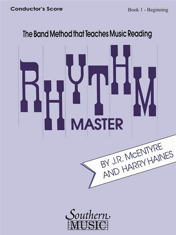 Harry Haines_J.R. McEntyre Rhythm Master, Beginning Bk. 1&nbsp;&nbsp;Concert Band&nbsp;&nbsp;Partitur