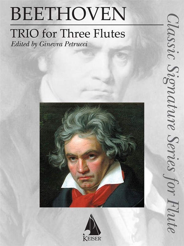 Ludwig van Beethoven, Trio for Three Flutes&nbsp;&nbsp;Flötentrio&nbsp;&nbsp;Partitur + Stimmen