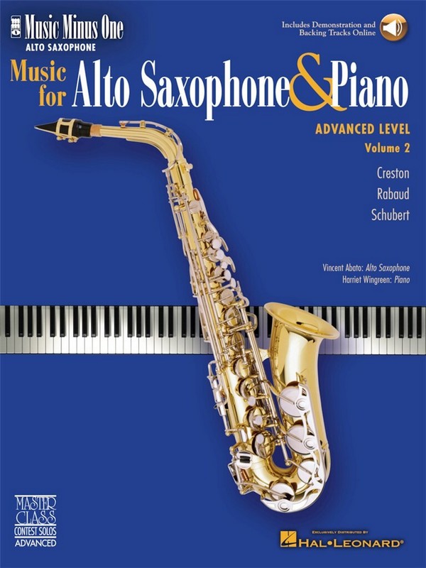 Advanced Alto Sax Solos - Volume 2  Alto Saxophone  Buch + Online-Audio