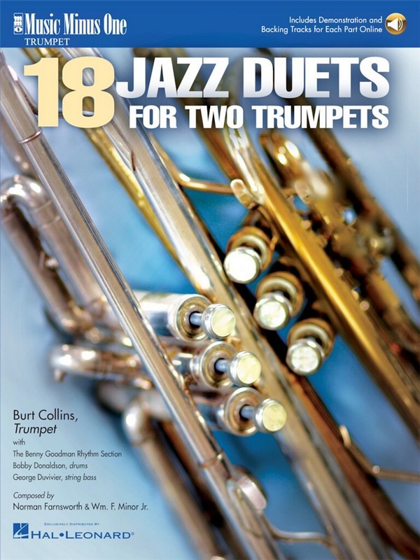 18 Jazz Duets (+Online Audio)  for 2 trumpets  Buch + Online-Audio