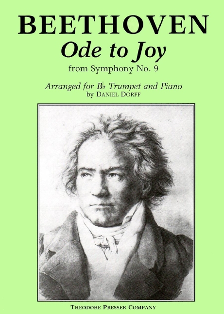 Ludwig Van Beethoven Ode To Joy, From Symphony No. 9&nbsp;&nbsp;Trompete und Klavier&nbsp;&nbsp;Klavierauszug mit Solostimme