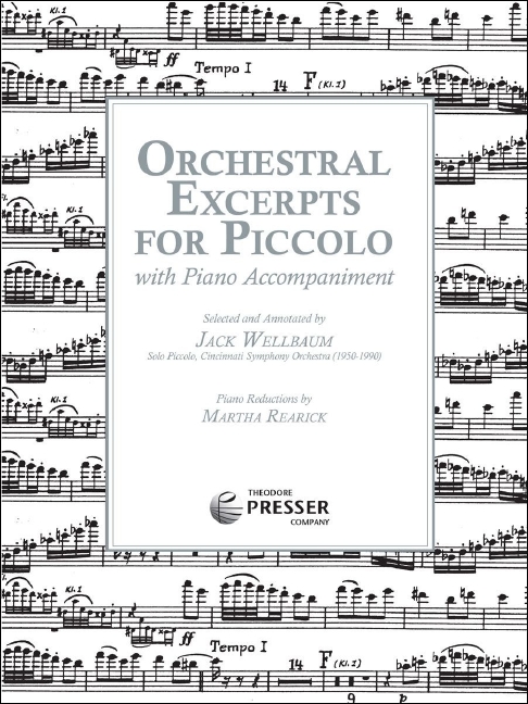 Orchestral Excerpts for Piccolo&nbsp;&nbsp;für Piccolo-Flöte und Klavier&nbsp;&nbsp;Klavierauszug mit Solostimme