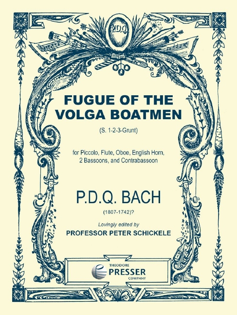 P. D. Q. Bach Fugue Of The Volga Boatmen&nbsp;&nbsp;Piccolo-Flöte, Flöte, Oboe, Englischhorn, 2 Fagotte und Kontrafagott&nbsp;&nbsp;Partitur und Stimmen