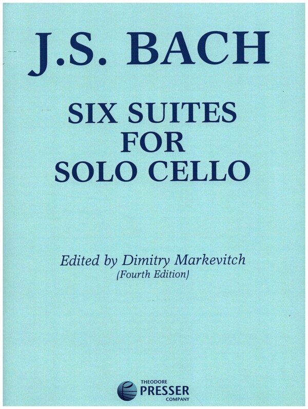 Six Suites&nbsp;&nbsp;for violoncello&nbsp;&nbsp;