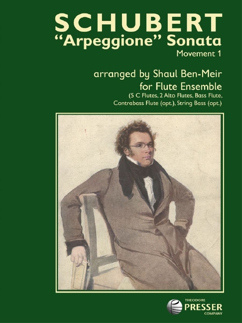 Franz Schubert 'Arpeggione' Sonata&nbsp;&nbsp;9 Flöten und Kontrabass&nbsp;&nbsp;Partitur und Stimmen