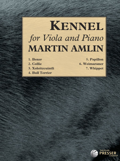 Martin Amlin Kennel&nbsp;&nbsp;Viola und Klavier&nbsp;&nbsp;Klavierauszug mit Solostimme
