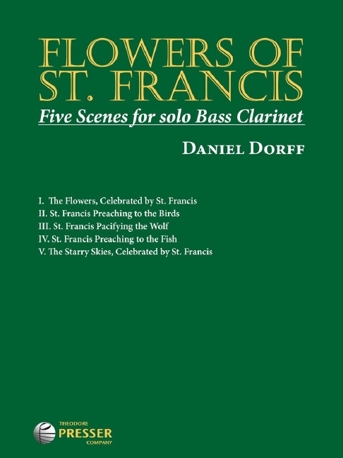 Daniel Dorff Flowers of St. Francis&nbsp;&nbsp;Bass-Klarinette&nbsp;&nbsp;Solostimme