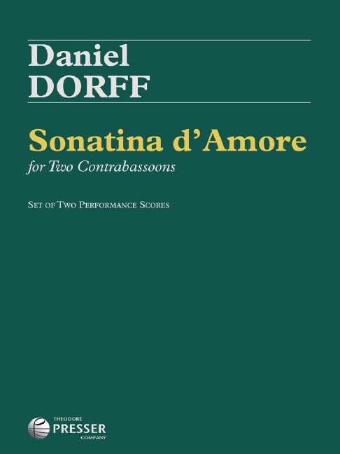 Daniel Dorff Sonatina d'Amore&nbsp;&nbsp;2 Kontrafagotte&nbsp;&nbsp;Aufführungsmaterial