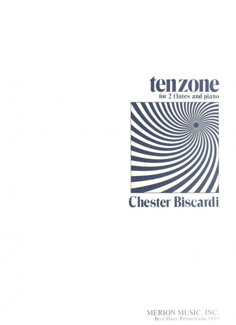 Chester Biscardi Tenzone&nbsp;&nbsp;2 Flöten und Klavier&nbsp;&nbsp;Partitur und Stimmen