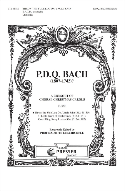 P. D. Q. Bach Throw The Yule Log On, Uncle John&nbsp;&nbsp;Chor&nbsp;&nbsp;Chorpartitur